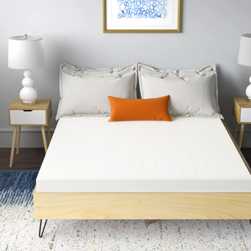 The Twillery Co.® Wayfair Sleep™ 4" Plush Memory Foam Mattress Topper